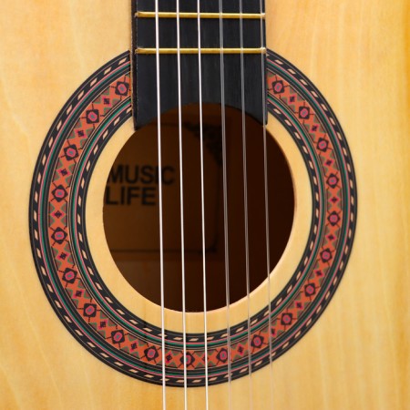 Classic guitar Music Life GQD-H38Y, beige, 97 cm-2