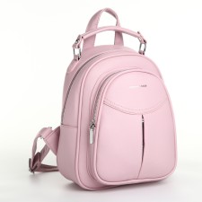 Women's backpack on lightning, pink color