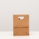 Box-pack, craft, with a window, 16 x 12 x 6 cm
