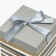 Self -assembly box "line" gray 10x10x10 cm