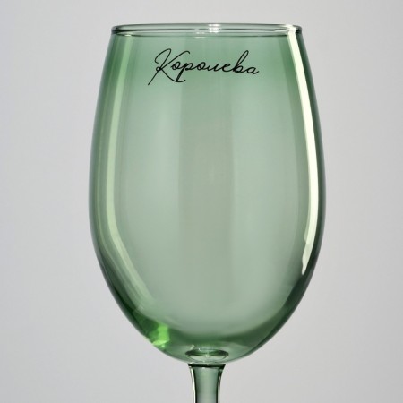 Glass for the wine "Queen", 360 ml, green-2