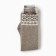New Year. Women's golfs from Mongolian wool, beige-gray color with a pattern, river 36-42