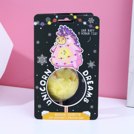 Soap confetti Unicorn Dreams, 10 g, fruit aroma, pure happiness