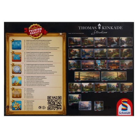 Puzzle "Thomas Kinkeid. Estate in the spring ", 2000 elements-2