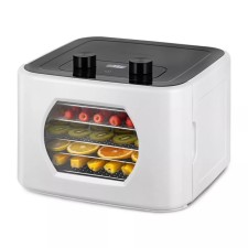 Sushilka for vegetables and fruits KitFort KT-1966, 412 W, 5 tiers, white and black