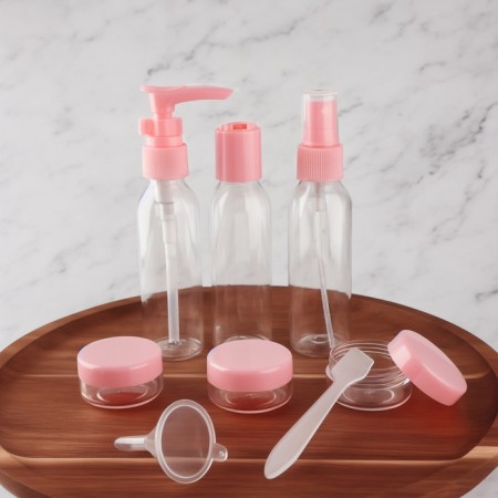 Set for storage, in case, 8 objects, transparent color/mix