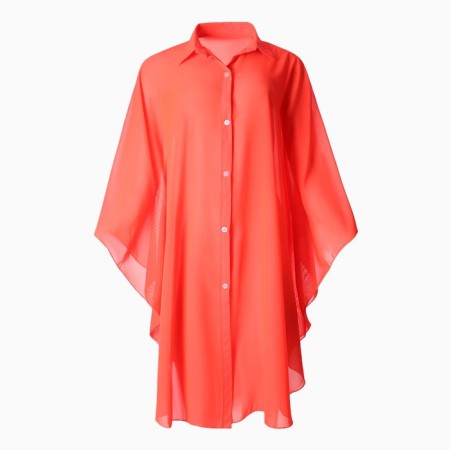 Tunic Beach female, red color, size 48-8