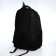 Youth backpack from textiles, 2 parts with lightning, 4 pockets, black/blue color