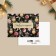 Happy New Year Hagd Postcard, Pink toys, 6 x 8 cm, New Year