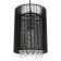 Bayerlux lamp "Arabesques" E27 40W black 15x15x20-120 cm