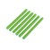 Glue rods tundra, 7 x 100 mm, green, 6 pcs.