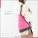 Bades for lightning shoes, up to 35 sizes, textura, pink color