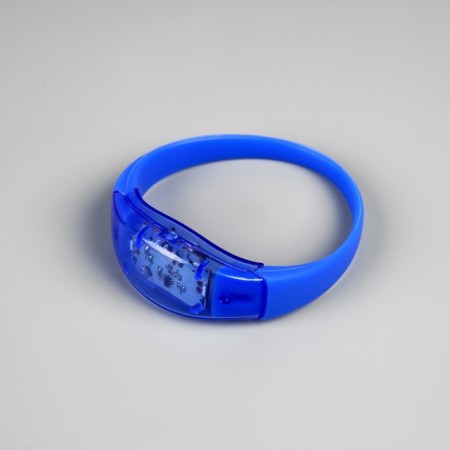 Blue LED bracelet, CR2016x2 batteries, glow blue-4