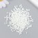 Glass beads 6/0 "snow -white" 450 gr