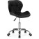 Computer chair Trizor Metal/Eco -leather, Chrome/Black 53x53x69 cm