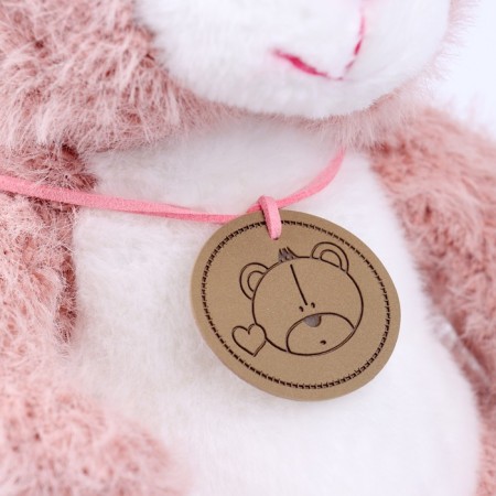 Soft toy "Little Friend", bear, pink color-4