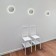 The lamp wall-flowing Mantra Bora Bora, LED, 1080LM, 3000K, 192x31x180 mm, silver color