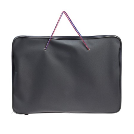 Folder for drawings and drawings A3, 470 x 340 x 20 mm with handles, textile, inner pocket "Creativity" gray 1Sh32-3