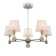 Caustra Freya FR2028PL-05N Soho, 670x670x580 mm, E14, 5x40W, Nickel color
