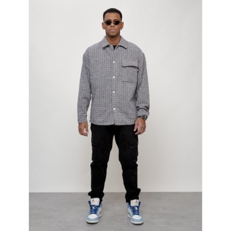 Male windbreaker, size 48, gray color