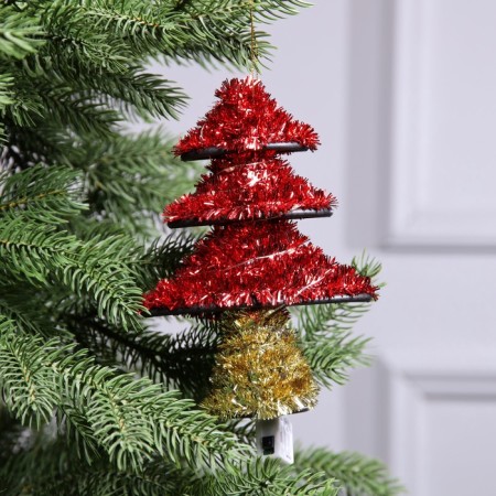 Figure from Mishura "Red Christmas tree" 17x13 cm, 10 LED, AG10x3 (in the Complex), T/white-1