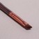 Brush soffee makeup, beveled, 13 (+/- 1) cm, brown/bronze color