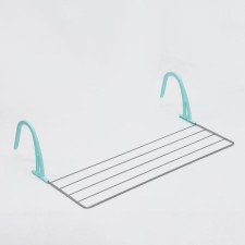 Drywall for linen on a radiator, 65 × 23.5 × 18 cm, color gray color