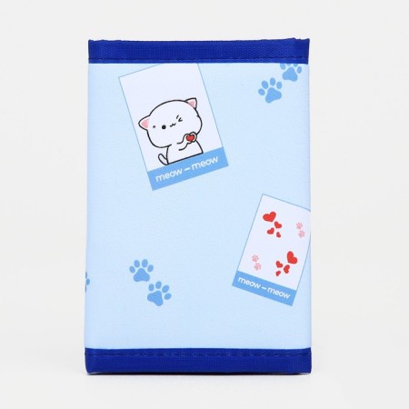 Velcro wallet, blue color-1