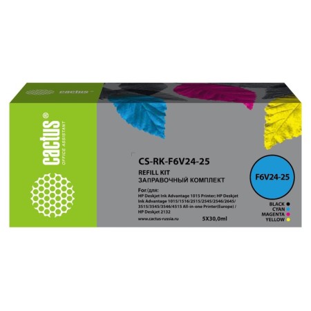 Cactus CSTus CS-RK-F6V24-25 ink for DJ Ink ADV 1115/2135/3635, 5x30 ml, multi-colored 939313