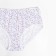 Cowards female slips, white color/flower mix, size 56