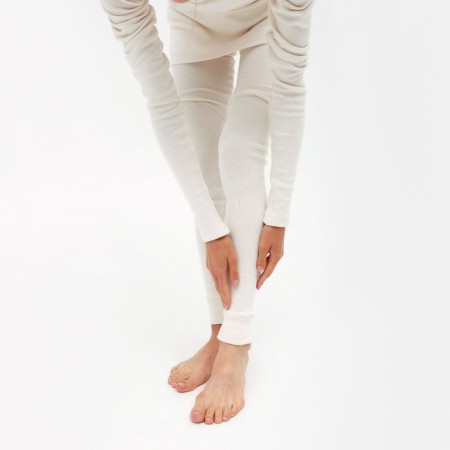 Women's thermal underwear (longshit, leggings) Minaku Milk color, river 44-12