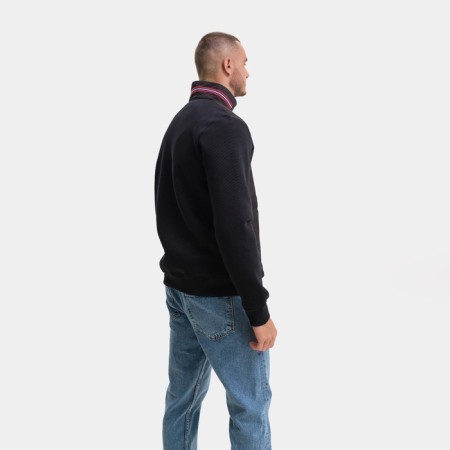 Windbreaker male, black color, size S-1