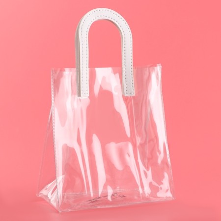 Gift package from PVC, white, 20 x 18 x 10 cm-1