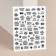 Nail stickers "I Moore Mur", black color