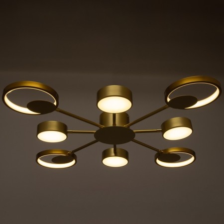 Causteen with PDU 2301/8GD LED 160W 3000-6000k gold 93x93x8 cm Bayerlux-4