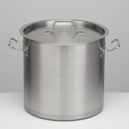 Boiler, 20 l, d = 30 cm, h = 30 cm, metal cover, triple bottom, induction, stainless steel-1