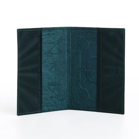 Cover for passport, green color-6