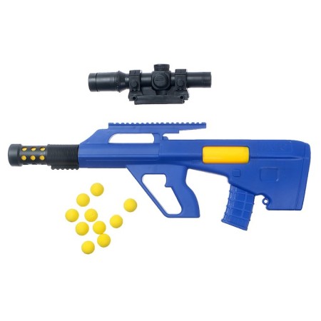 Blaster "Pomp -Aug", shoots soft balls, sight-4