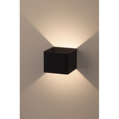 Sconces 6W IP 20 black 10x10x8 cm