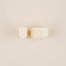 Wax candle, 9.3 × 8 × 2 cm