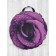 Pillow Siddle "Rose in the dew", decorative, d = 52 cm