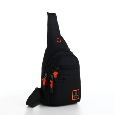 Backpack-sling, 17*8*30 cm, lightning department, 3 n/k, black