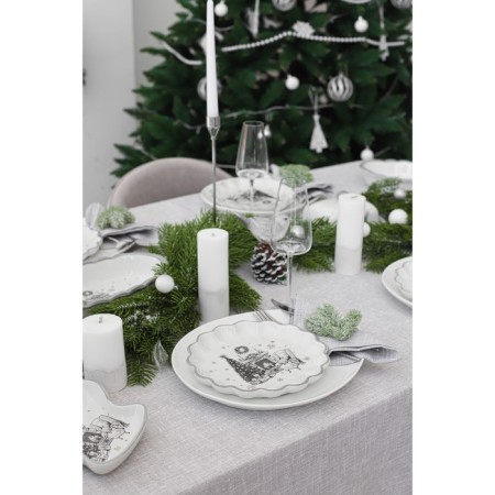 Serving share "Hugge", d = 20 cm, white color-6