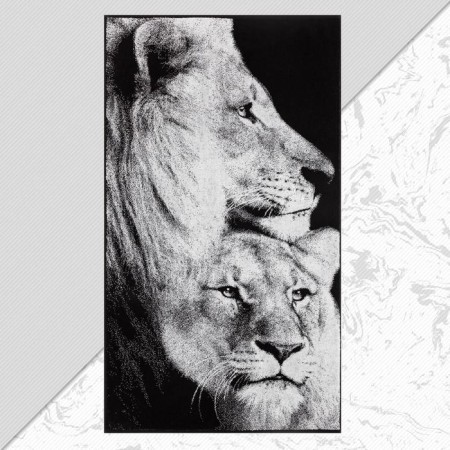 Tenle Ethel "Lions" 70x130 cm, 100% cotton, 420 g/m2