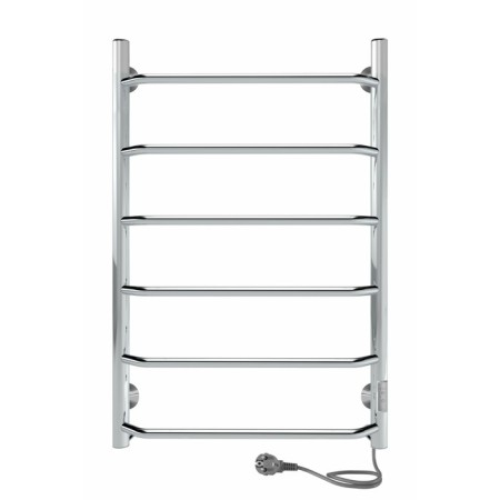 Electric towel Indigo Roof, 800x500 mm, timer, hidden installation, chrome-1
