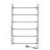 Electric towel Indigo Roof, 800x500 mm, timer, hidden installation, chrome