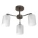 Isla chandelier 3x60W E27 Brown 48x48x22cm