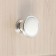 Cappio, RK101, d = 32 mm, plastic, color chromium with a white insert