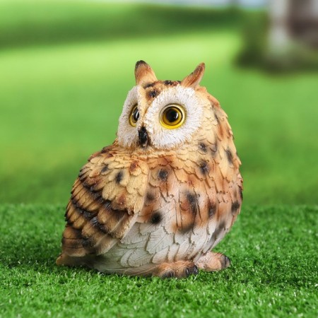 Garden figure "Eagle owl" 13x11x14cm-1