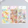 Plastic sticker "Animals and underwater world" with gold stroke mix 10.3x22.5 cm
